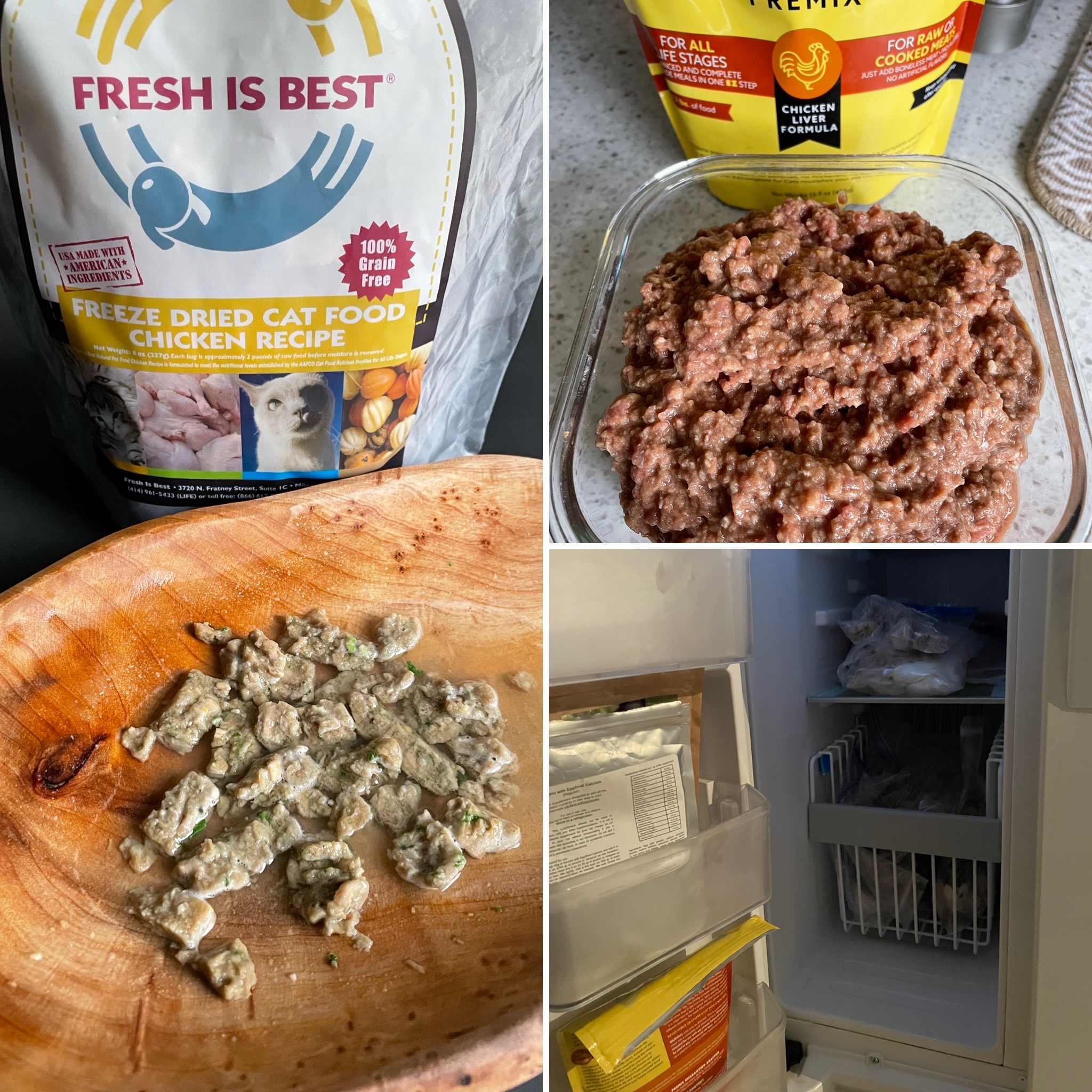 freeze dried, completer, and freezer