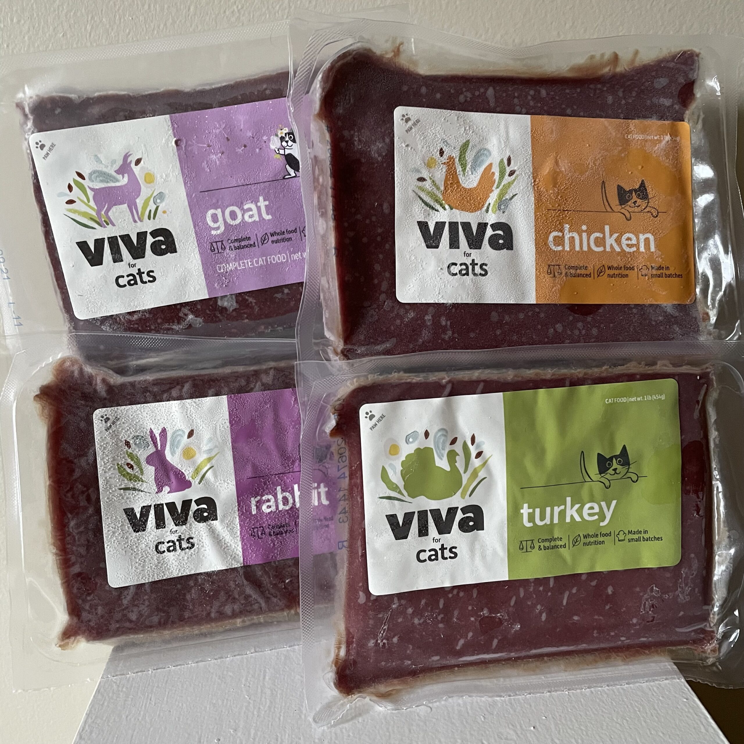 4 packages of VivaRaw